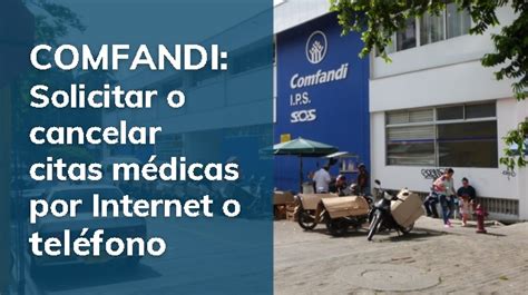 teléfono comfandi citas|Salud